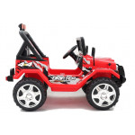 Elektrické autíčko Jeep S618- nelakované - červené